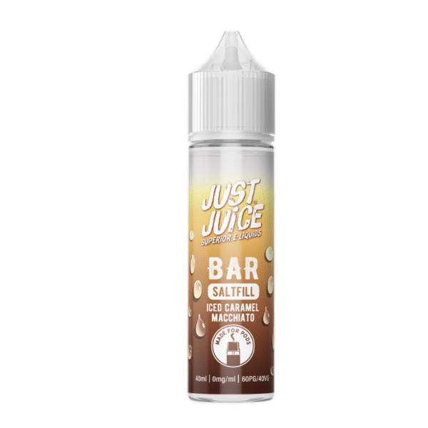 Just Juice – Iced Caramel Macchiato Bar Saltfill 40 ml
