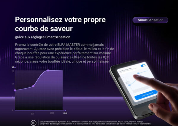 ELFBAR ELFA MASTER | Glacier Blue | Batterie sans Liquid Pod