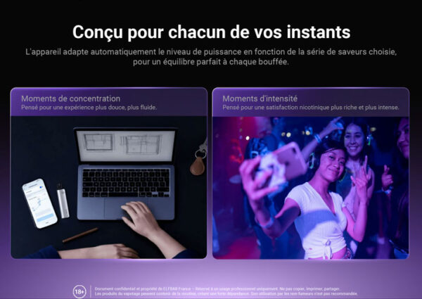 ELFBAR ELFA MASTER | Glacier Blue | Batterie sans Liquid Pod