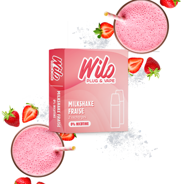 Recharges WILO - Milkshake Fraise