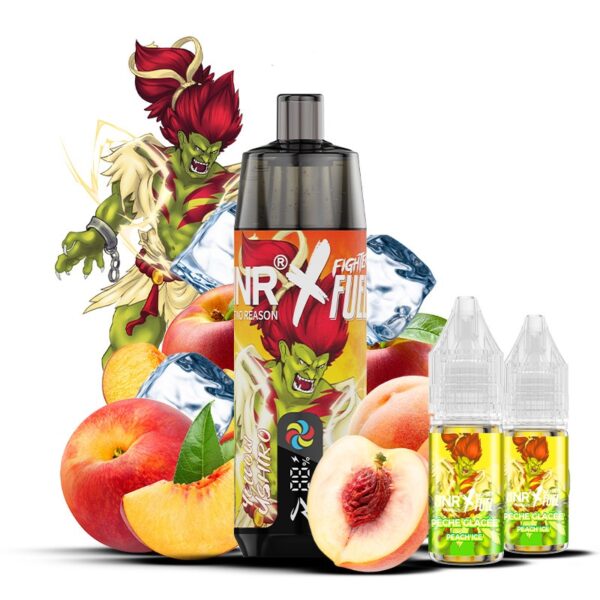 Shisha Plus 28K 20mg - JNR X FIGHTER FUEL PEACH ICE